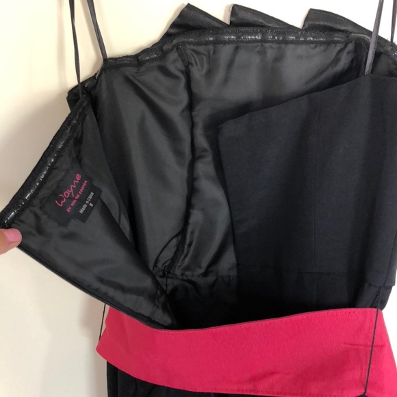 Stunning cocktail dress💕 black/ pink - Picture 6 of 8